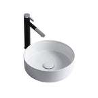 Modern Sink Ceramic Solid Color Round Sink
