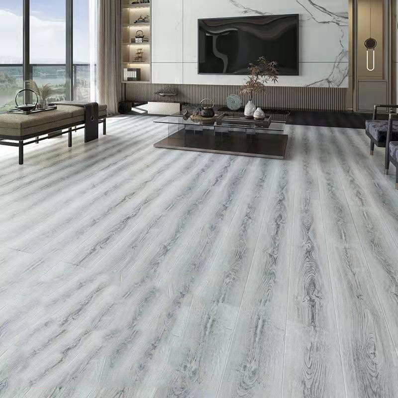 49"x8" width E0 natural solid wood laminate flooring, click-lock, waterproof