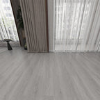 49"x8" width E0 natural solid wood laminate flooring, click-lock, waterproof