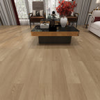 49"x8" width E0 natural solid wood laminate flooring, click-lock, waterproof