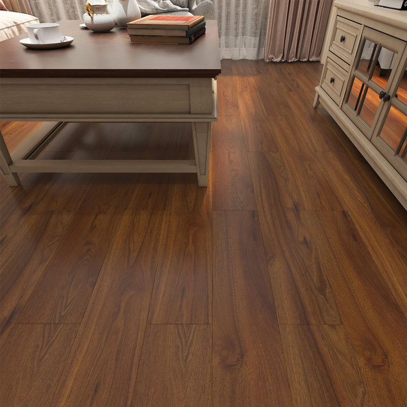 49"x8" width E0 natural solid wood laminate flooring, click-lock, waterproof