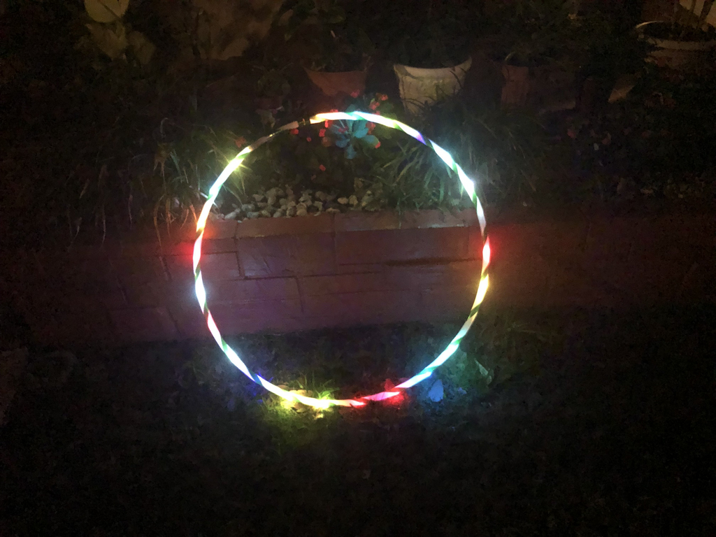 LED Lights Glow in Dark Hula Hoop