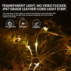 Waterproof, Portable, Stowable String Of Lights For Outdoor Use