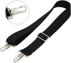 47 inch bag replacement shoulder strap | Padded & Adjustable - Perfect for travel bags, laptop bags, briefcases, camera bags, messenger bags, diaper bags & more (Black)
