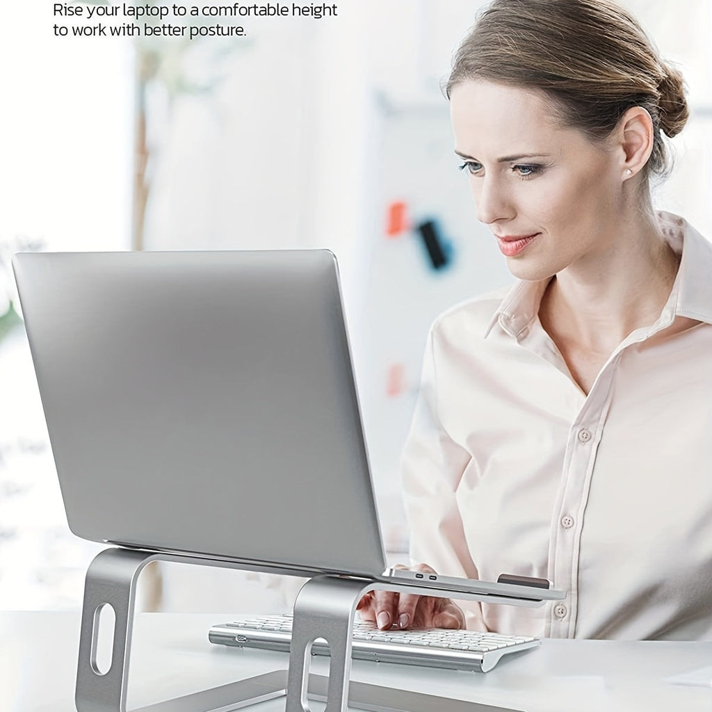 Aluminium Laptop Stand – Ergonomic and Ventilating