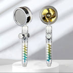 Modern showerhead bathroom hand shower made of plastic with adjustable water flow