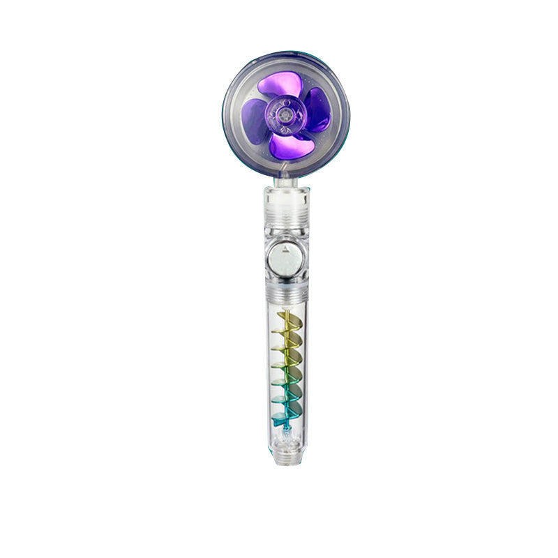 Modern showerhead bathroom hand shower made of plastic with adjustable water flow