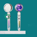 Modern showerhead bathroom hand shower made of plastic with adjustable water flow