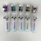 Modern showerhead bathroom hand shower made of plastic with adjustable water flow