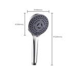 Modern Showerhead Bathroom Handheld Showerhead with Adjustable Spray Pattern