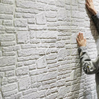 3D Artificial Stone Wall Panel Modern Style Living Room Wall Panel (10-Pack)