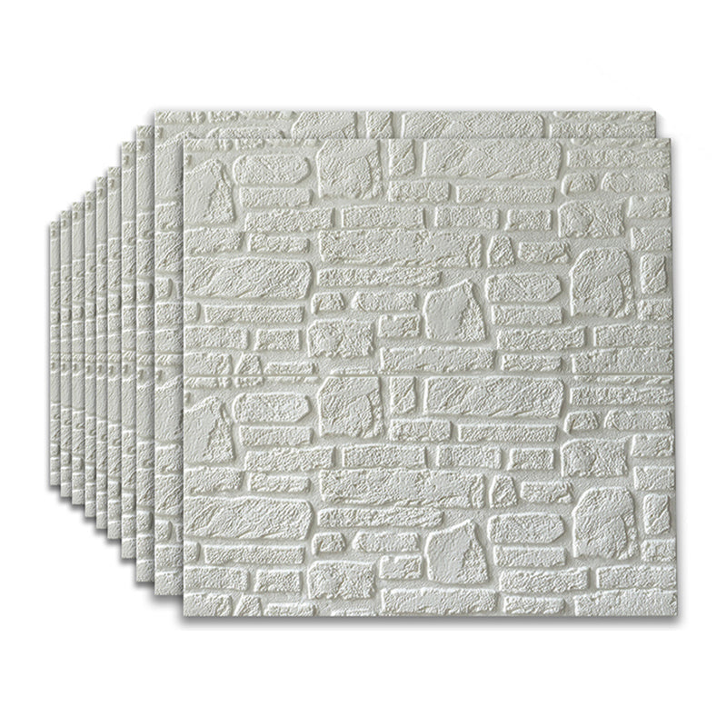 3D Artificial Stone Wall Panel Modern Style Living Room Wall Panel (10-Pack)