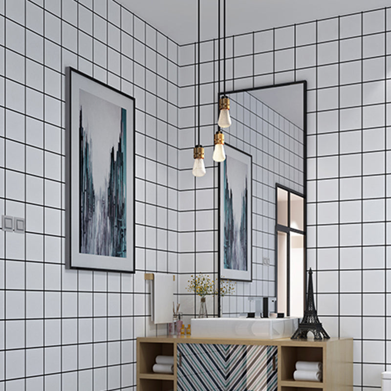 Square Mosaic Tile Peel and Stick Tile for Kitchen and Bathroom