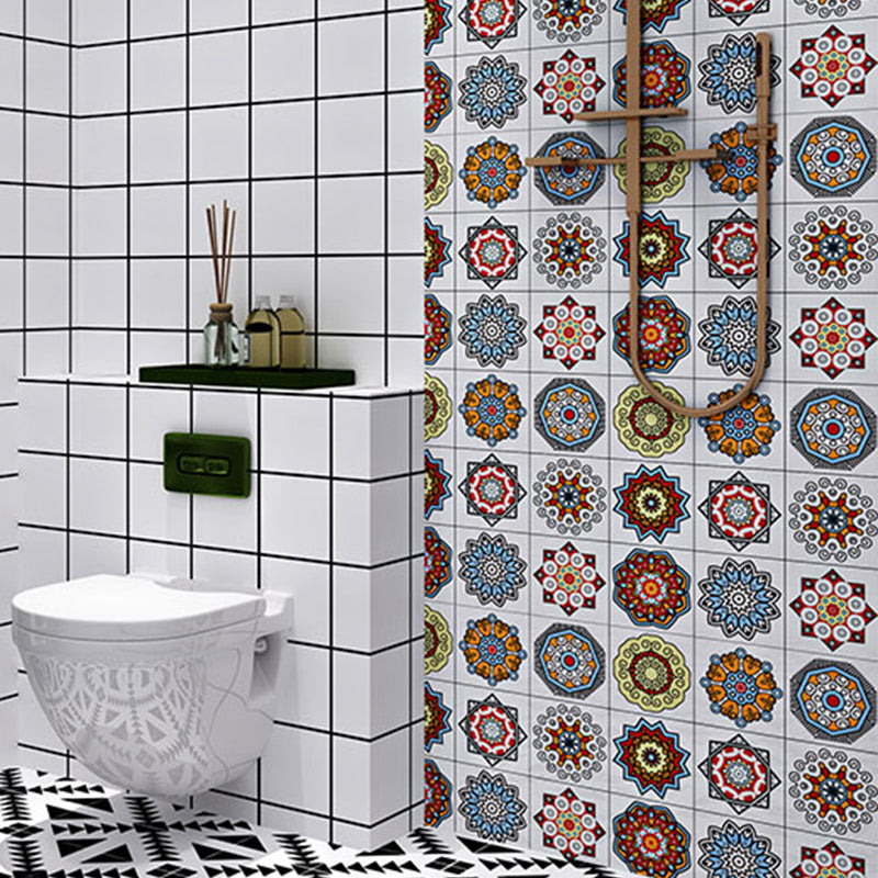 Square Mosaic Tile Peel and Stick Tile for Kitchen and Bathroom