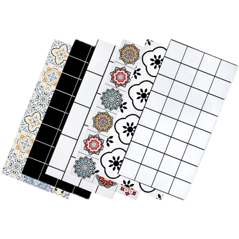 Square Mosaic Tile Peel and Stick Tile for Kitchen and Bathroom