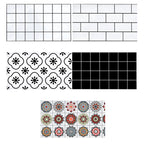 Square Mosaic Tile Peel and Stick Tile for Kitchen and Bathroom