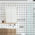 Square Mosaic Tile Peel and Stick Tile for Kitchen and Bathroom
