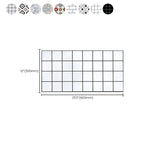 Square Mosaic Tile Peel and Stick Tile for Kitchen and Bathroom