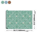 Rectangular Peel & Stick Tile PVC Single Tile for Kitchen and Bathroom