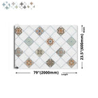 Rectangular Peel & Stick Tile PVC Single Tile for Kitchen and Bathroom