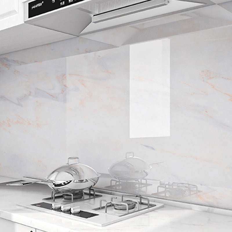 23.6" Rectangular Single Plate PVC Peel and Stick Tile for the Kitchen