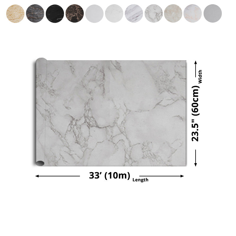 23.6" Rectangular Single Plate PVC Peel and Stick Tile for the Kitchen