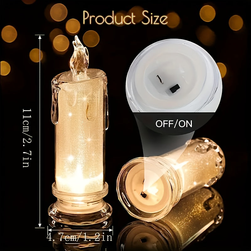 Romantic LED Candle Set – Atmospheric Lighting for Indoor