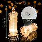 Romantic LED Candle Set – Atmospheric Lighting for Indoor