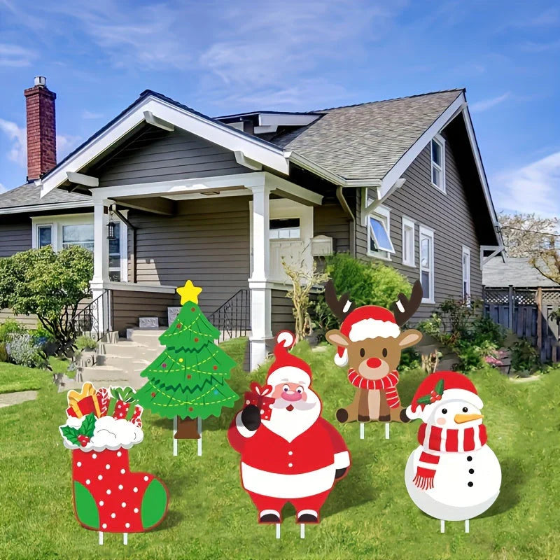 MerryShine - Large outdoor Christmas signage for happy gardens