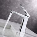 Glam Vessel Sink Faucet Brass Lever Handles with Drain Assembly Sink Mixer