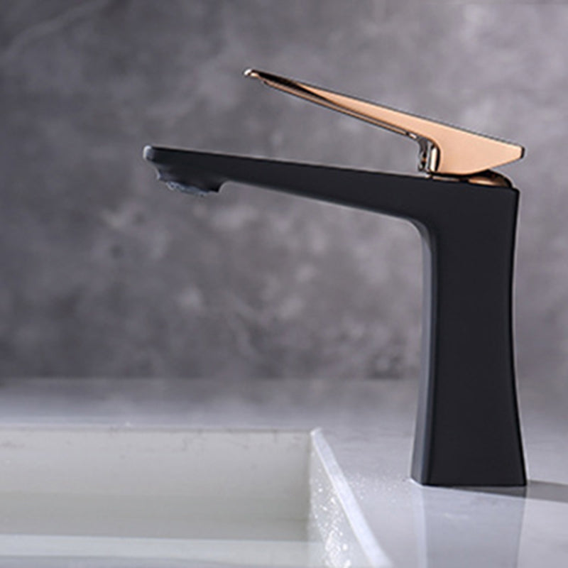 Glam Vessel Sink Faucet Brass Lever Handles with Drain Assembly Sink Mixer