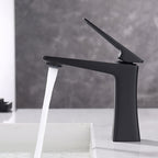 Glam Vessel Sink Faucet Brass Lever Handles with Drain Assembly Sink Mixer