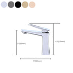 Glam Vessel Sink Faucet Brass Lever Handles with Drain Assembly Sink Mixer