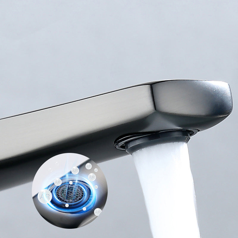 Contemporary Centerset Faucet Single Handle Faucet for Bathroom