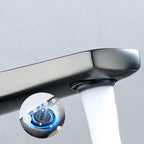 Contemporary Centerset Faucet Single Handle Faucet for Bathroom