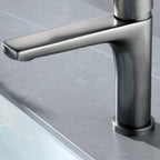Contemporary Centerset Faucet Single Handle Faucet for Bathroom