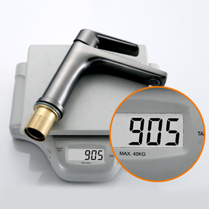 Contemporary Centerset Faucet Single Handle Faucet for Bathroom