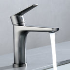 Contemporary Centerset Faucet Single Handle Faucet for Bathroom