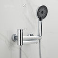 Modern Bathtub Edge Piece Single-Lever Wall-Mounted Bathtub Faucet with Hand Shower