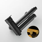 Modern Bathtub Edge Piece Single-Lever Wall-Mounted Bathtub Faucet with Hand Shower