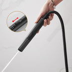 Modern Bathtub Edge Piece Single-Lever Wall-Mounted Bathtub Faucet with Hand Shower