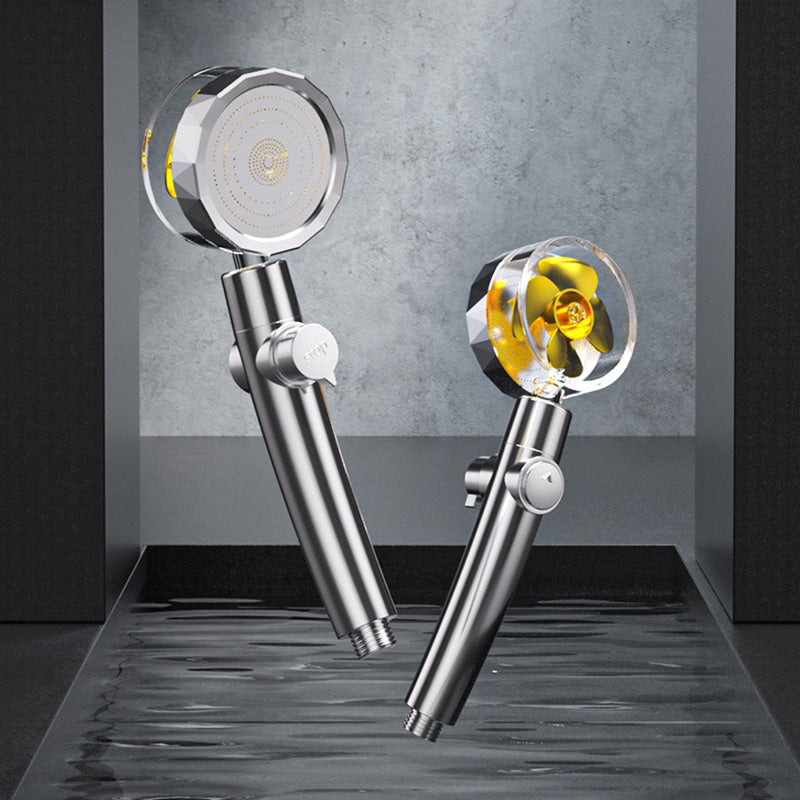 Modern Style Handheld Showerhead Plastic with Adjustable Water Flow