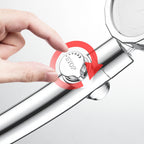 Modern Style Handheld Showerhead Plastic with Adjustable Water Flow