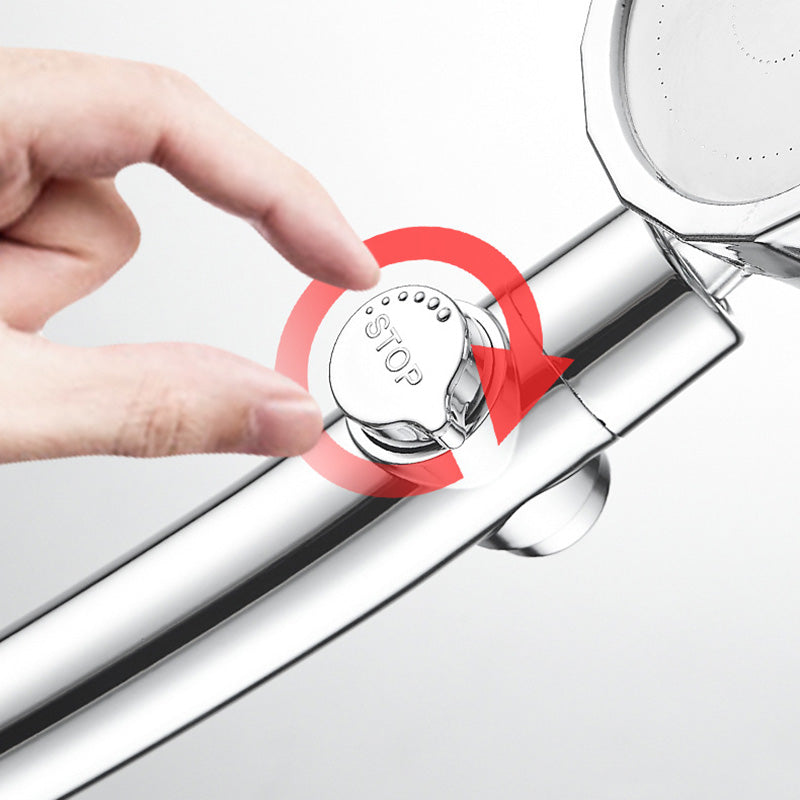 Modern Style Handheld Showerhead Plastic with Adjustable Water Flow