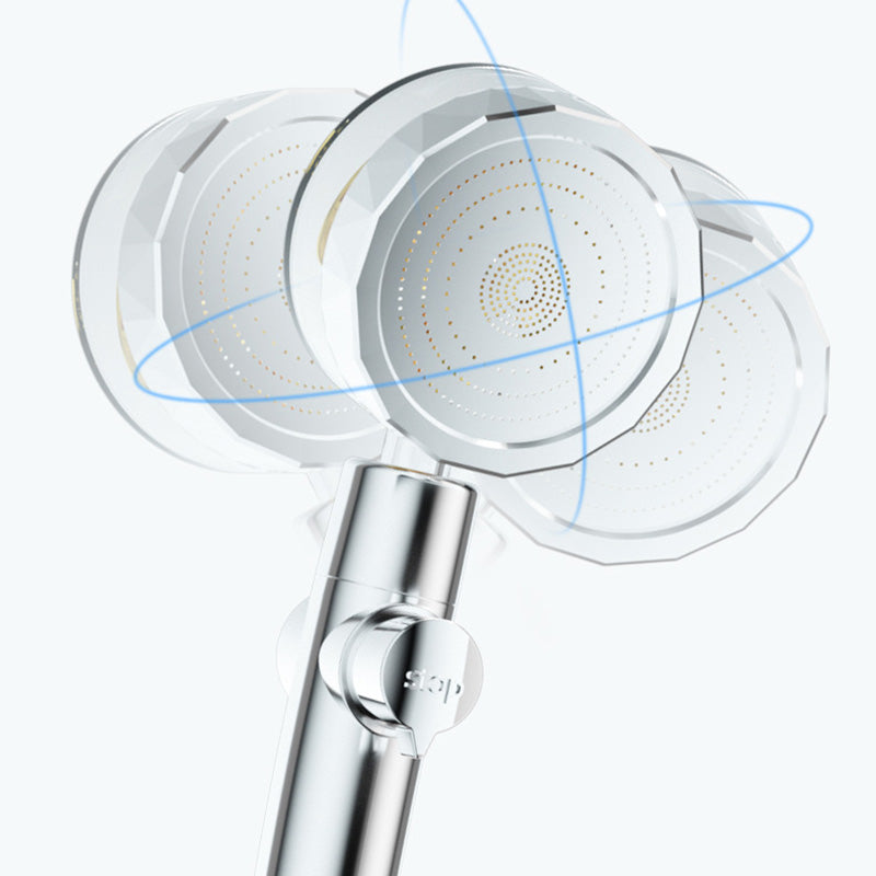 Modern Style Handheld Showerhead Plastic with Adjustable Water Flow
