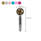 Modern Style Handheld Showerhead Plastic with Adjustable Water Flow