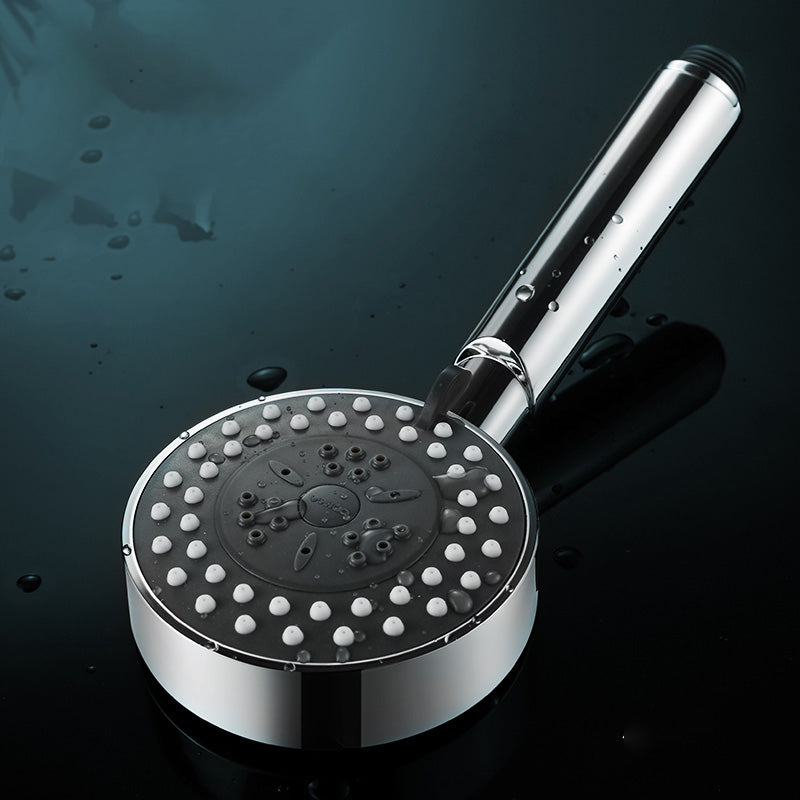 Contemporary Showerhead Combination Metal Round Handheld Showerhead