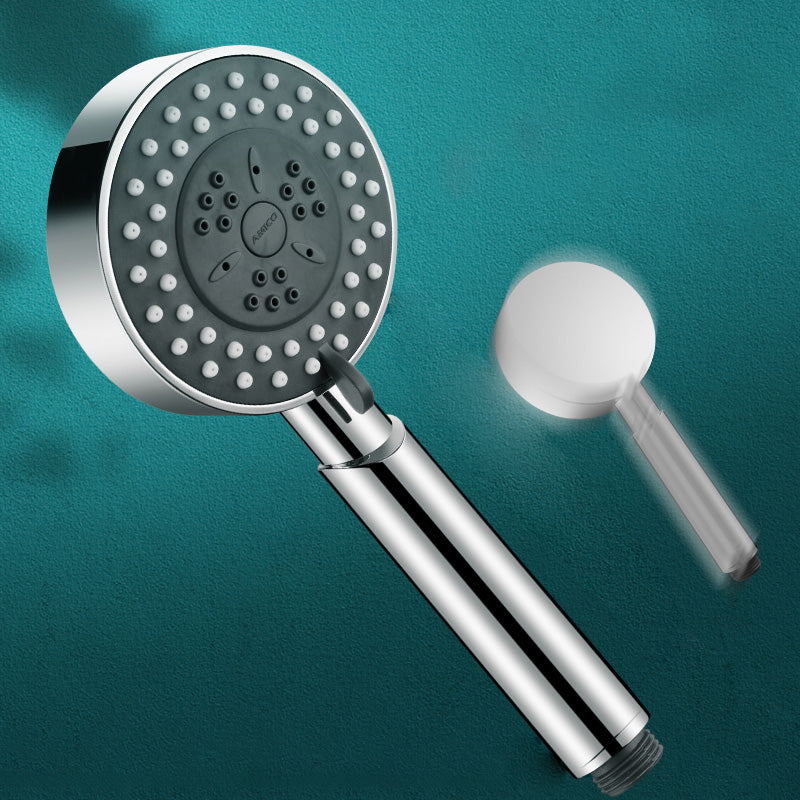 Contemporary Showerhead Combination Metal Round Handheld Showerhead