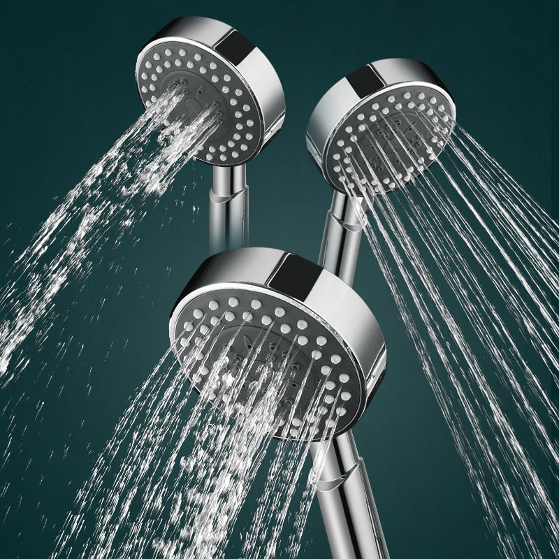 Contemporary Showerhead Combination Metal Round Handheld Showerhead