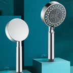 Contemporary Showerhead Combination Metal Round Handheld Showerhead